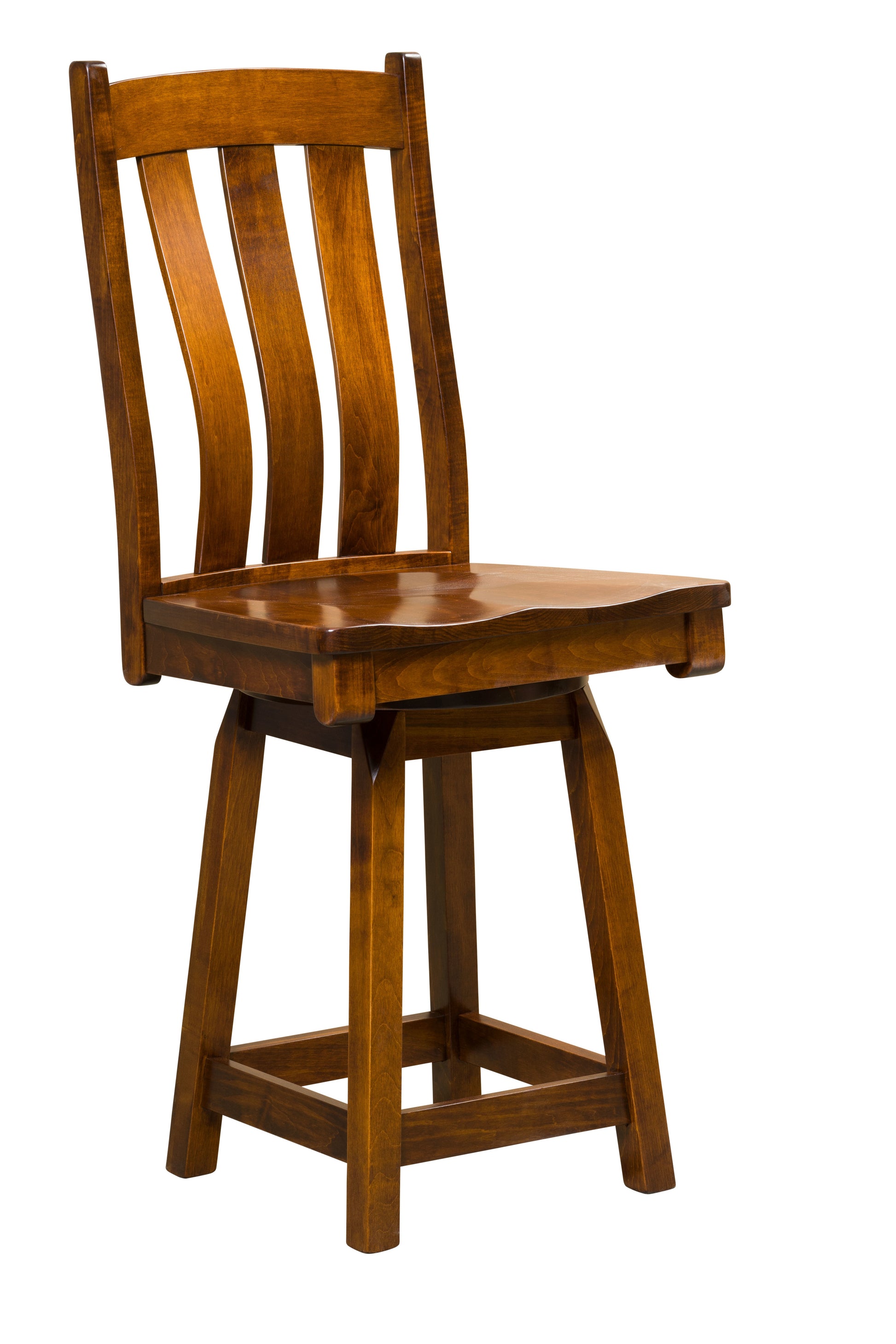 Amish Preston Swivel Bar Stool