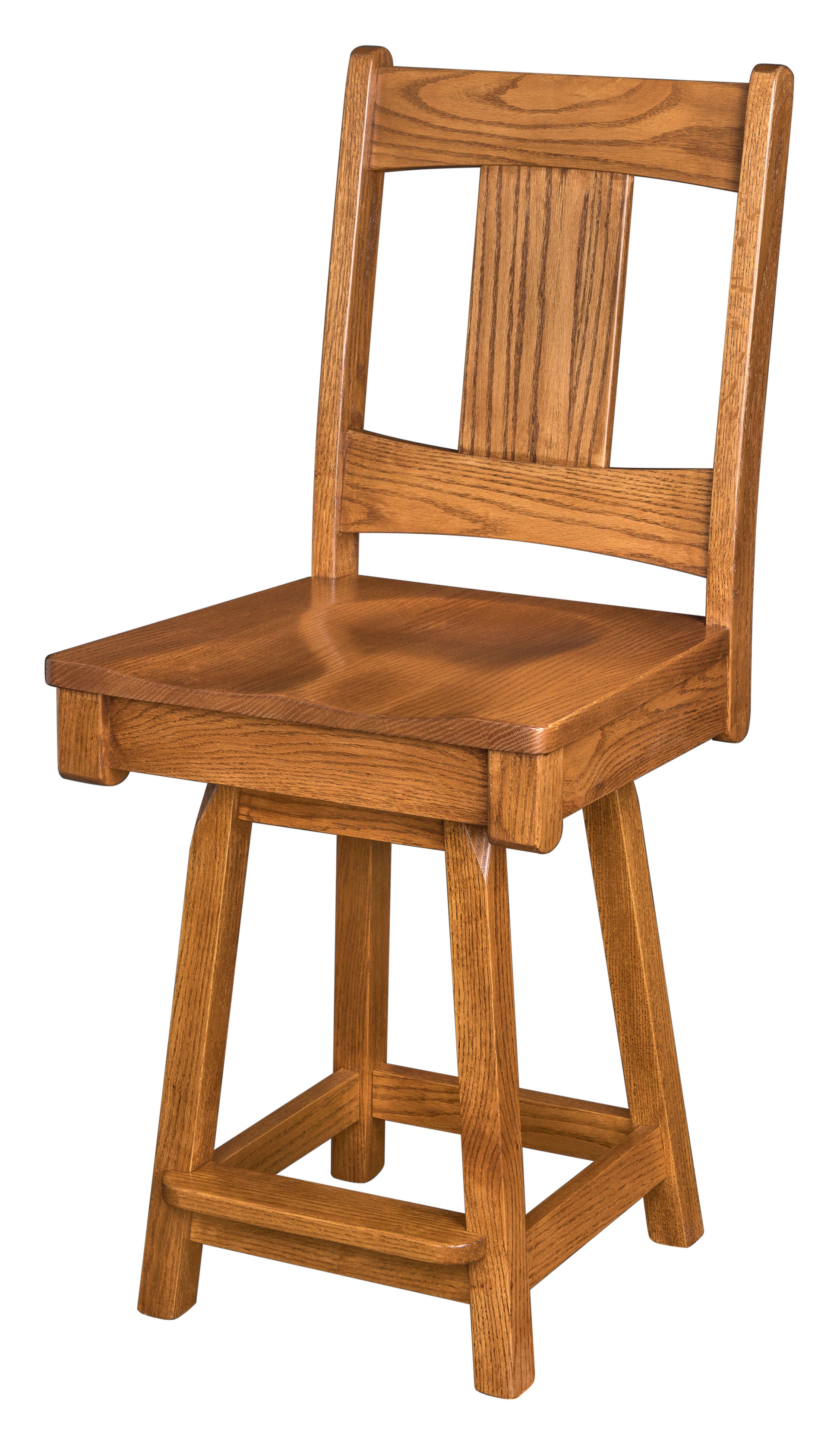 Amish Reno Swivel Bar Stool