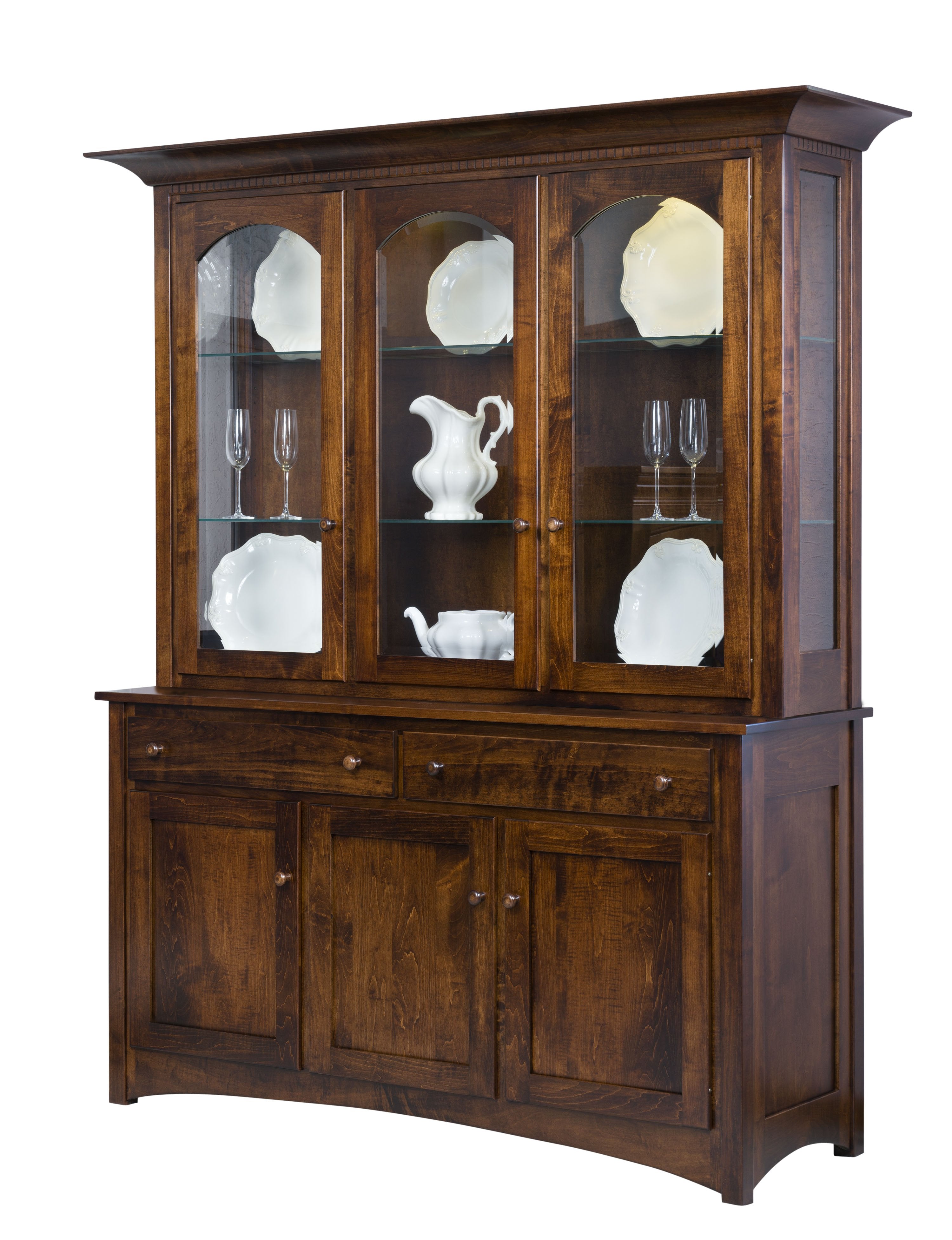 Royal Mission Three Door Hutch-The Amish House
