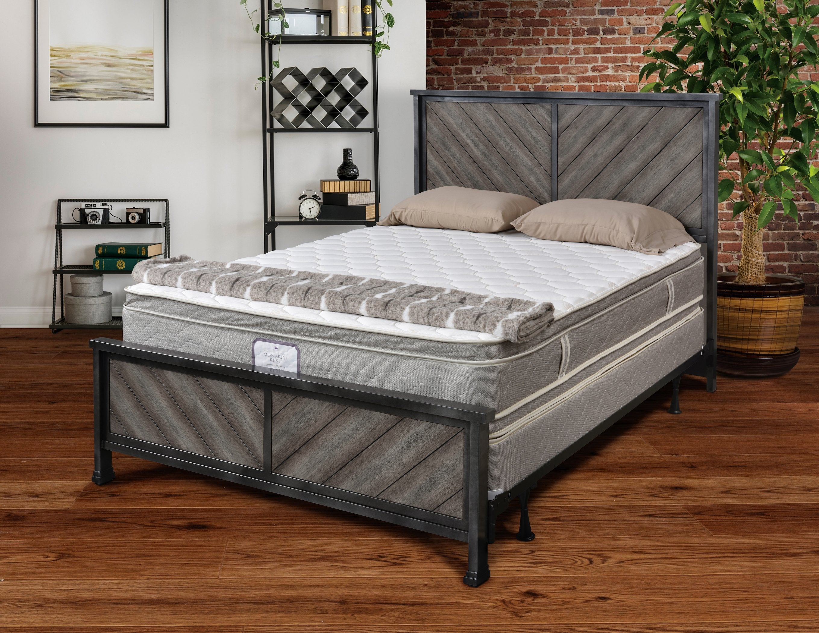 Two sided hotsell pillow top mattress