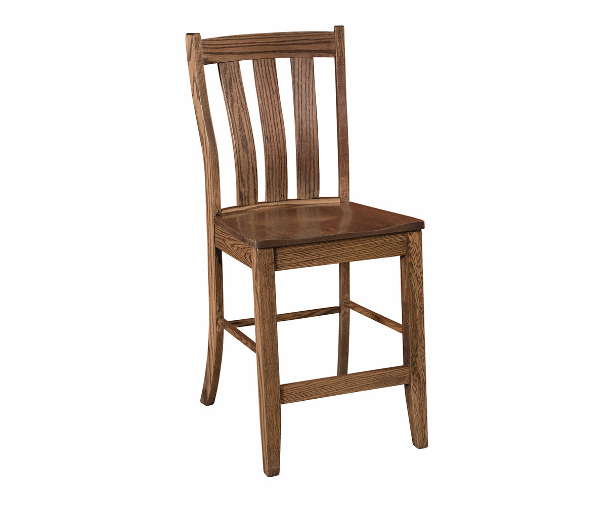 Amish Willow Stationary Bar Chair