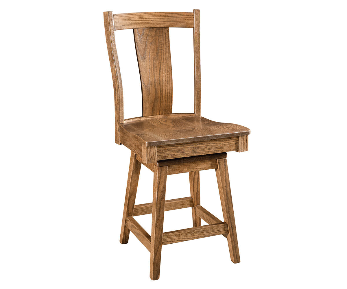 Amish Maverick Swivel Bar Chair