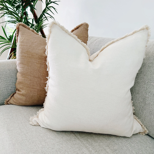 Neutral Linen Pillow