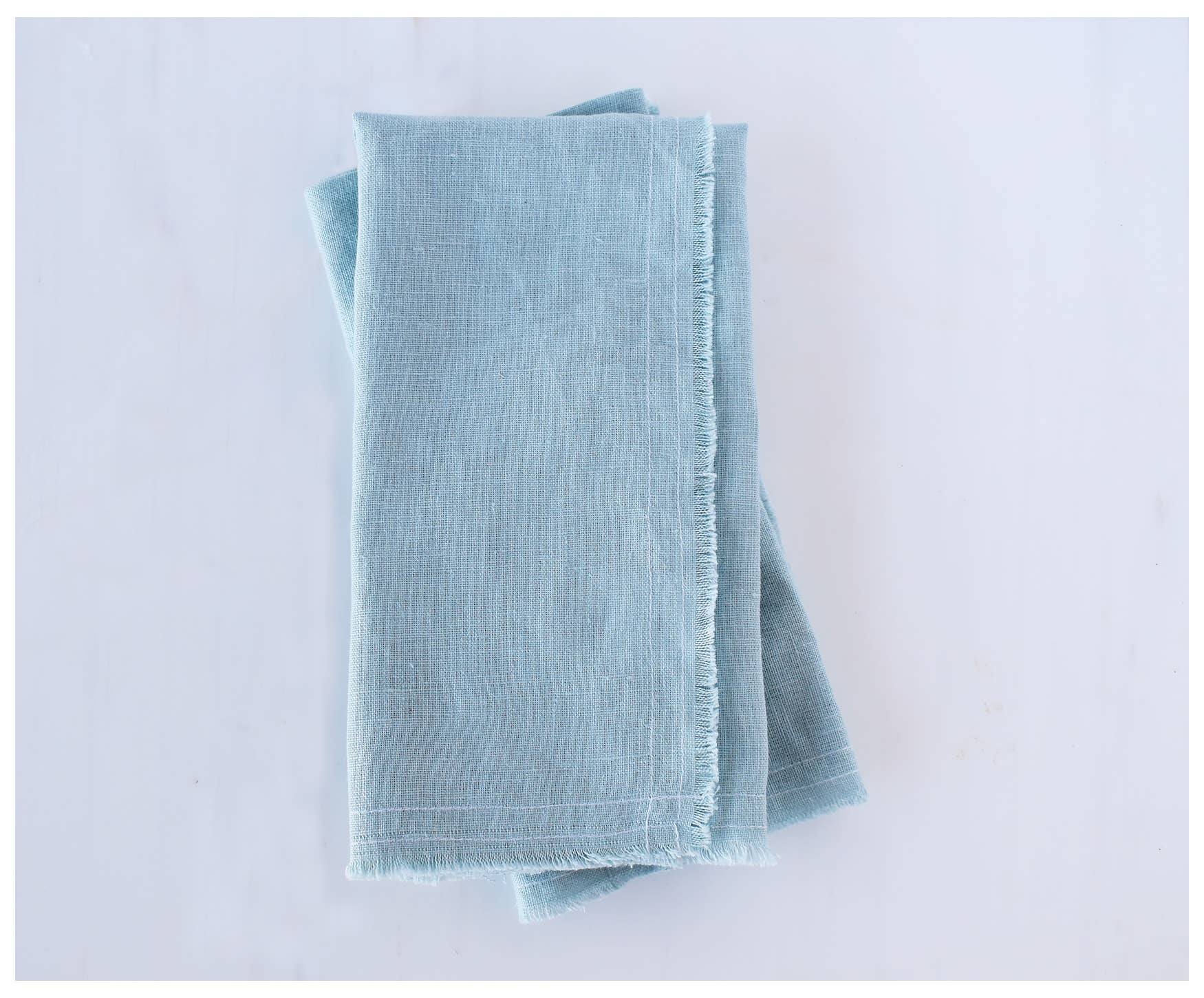 Pair of Wild Linen Napkins - Mint
