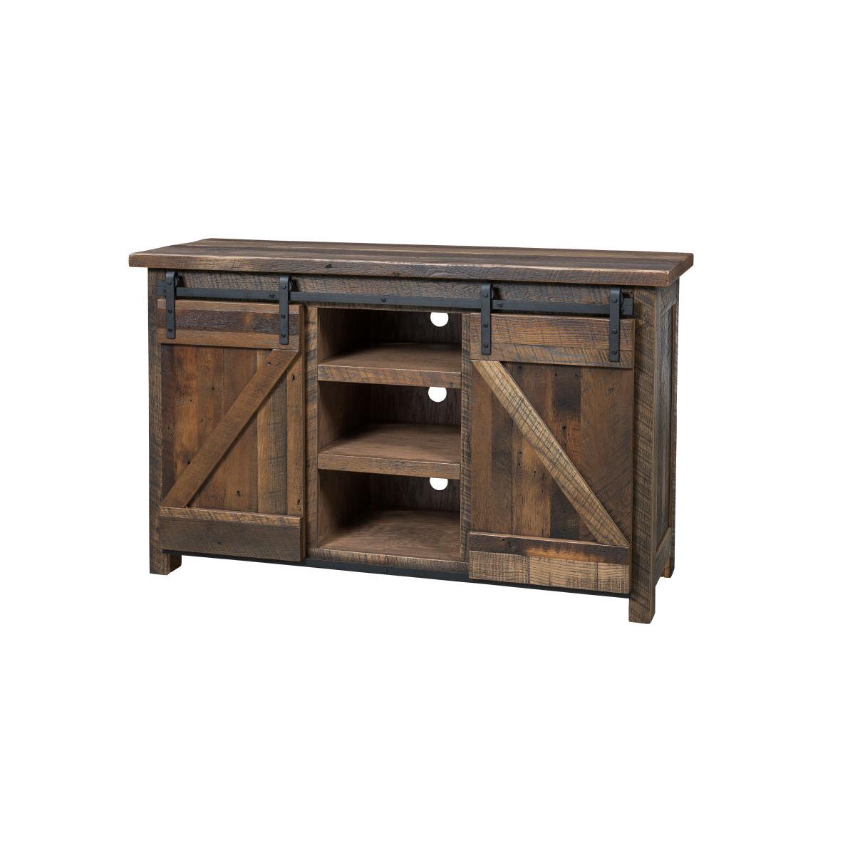 Amish Barn Door TV Stand