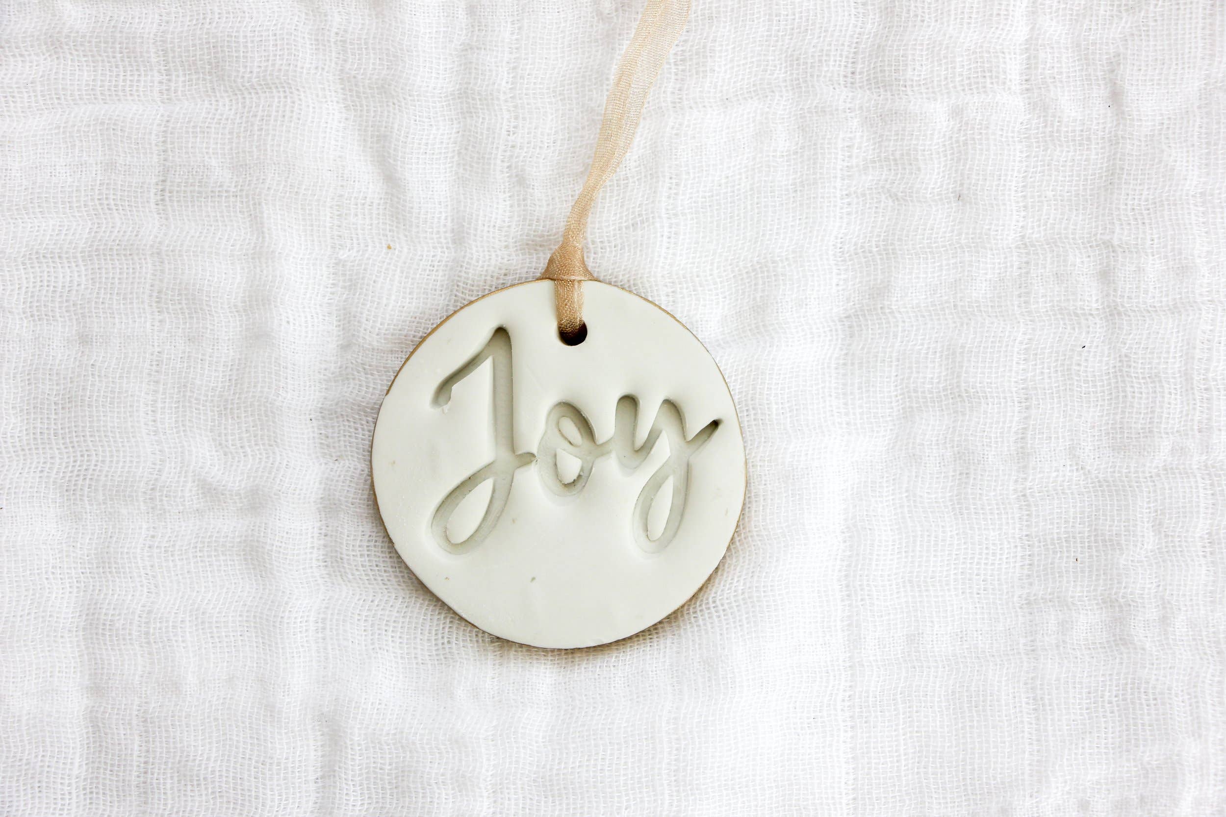 Hope, Joy, and Noel Ornaments