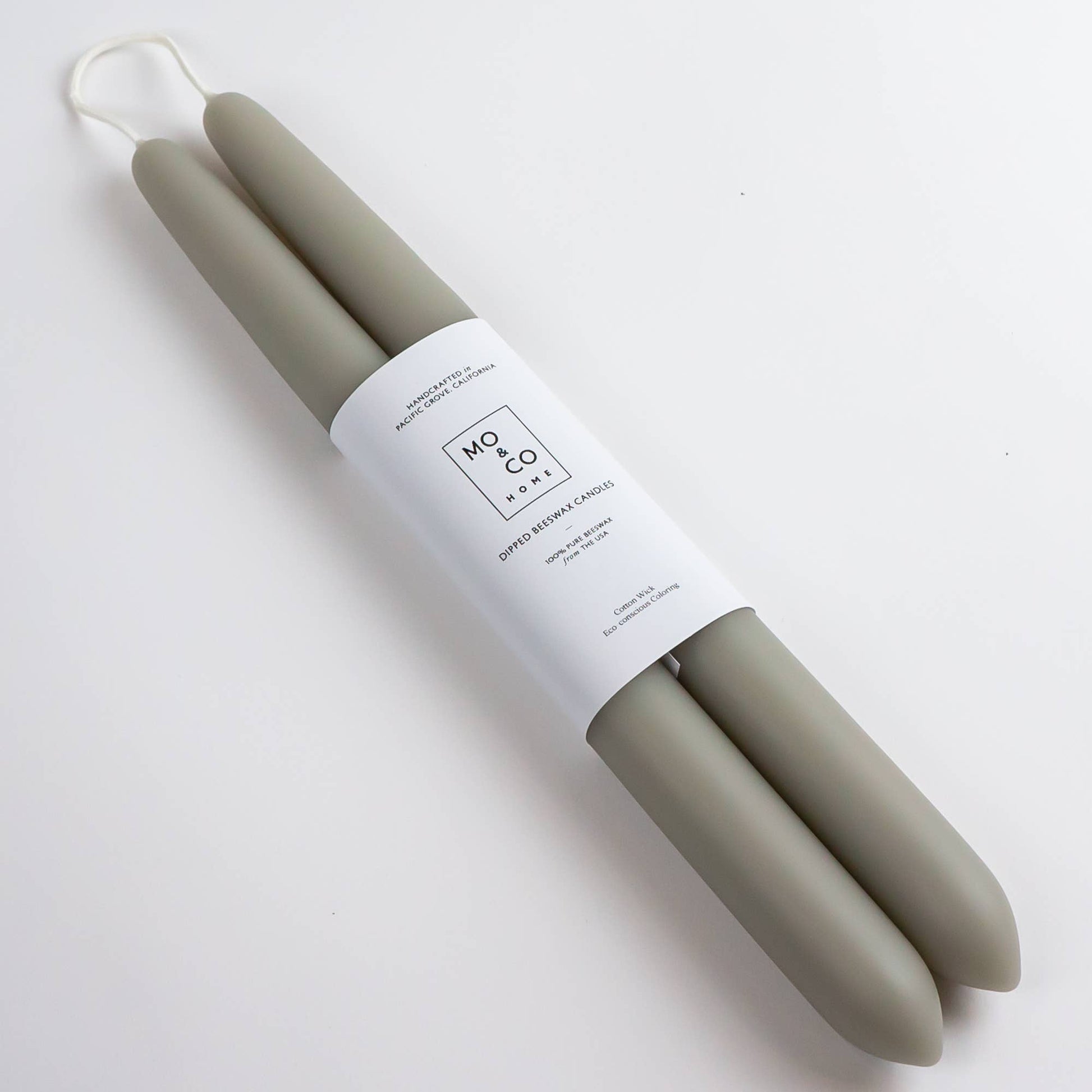 Beeswax Dipped Candles | Sage