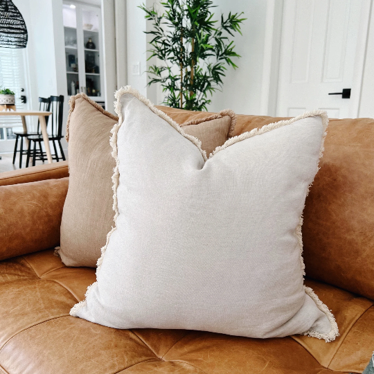 Neutral Linen Pillow