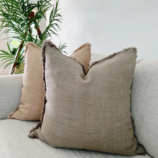 Neutral Linen Pillow