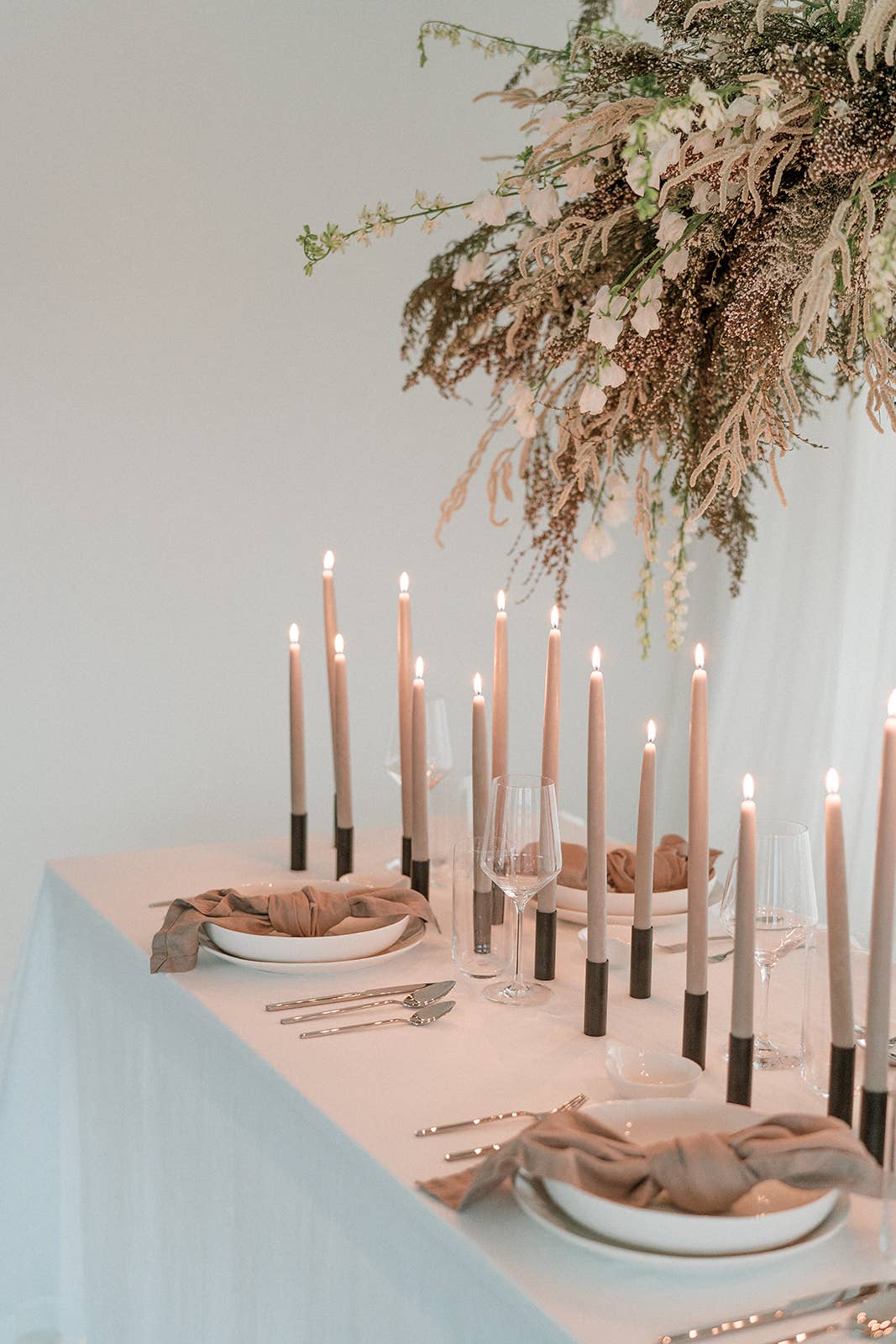 Beeswax Dipped Candles | Sage