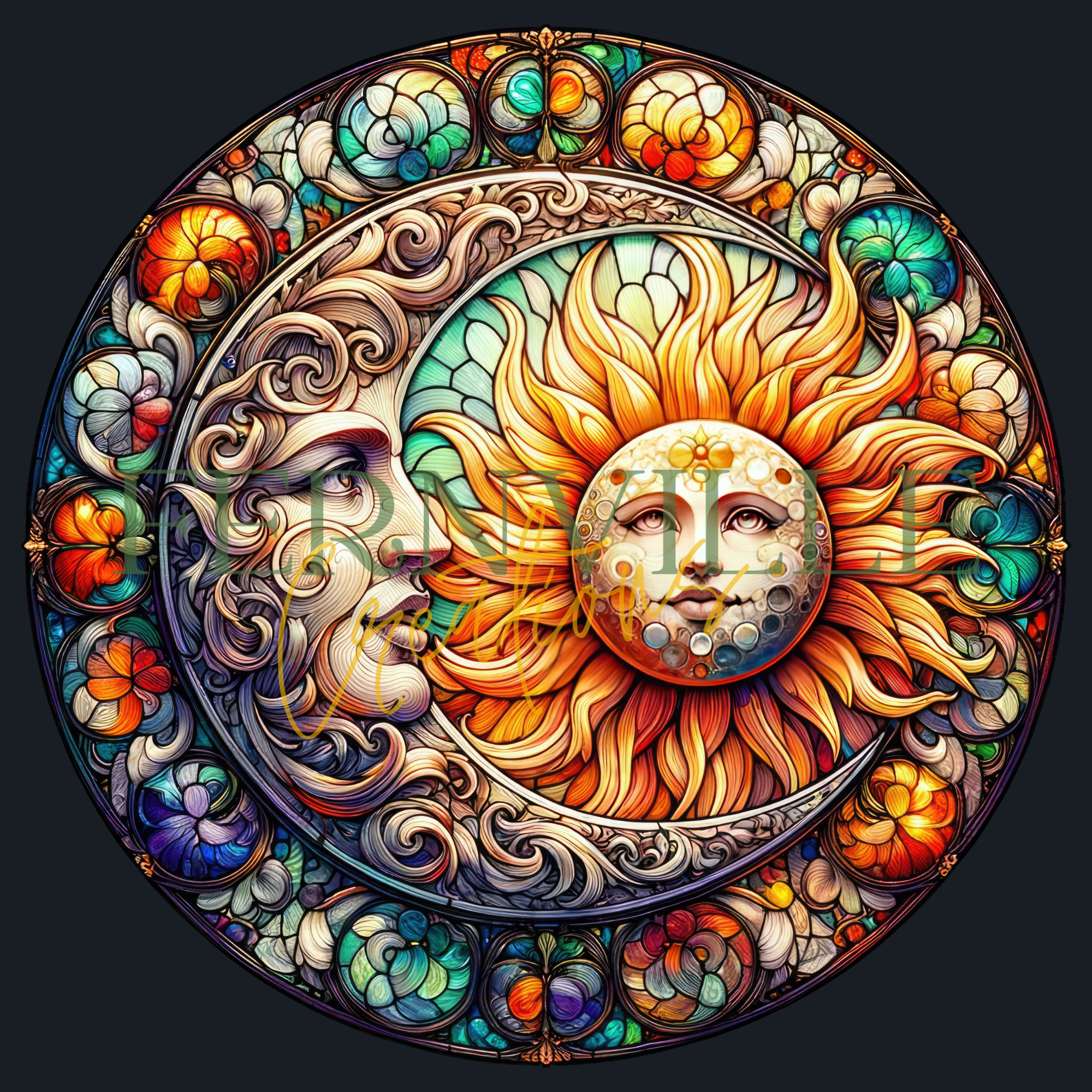 Moon & Sun Ornament