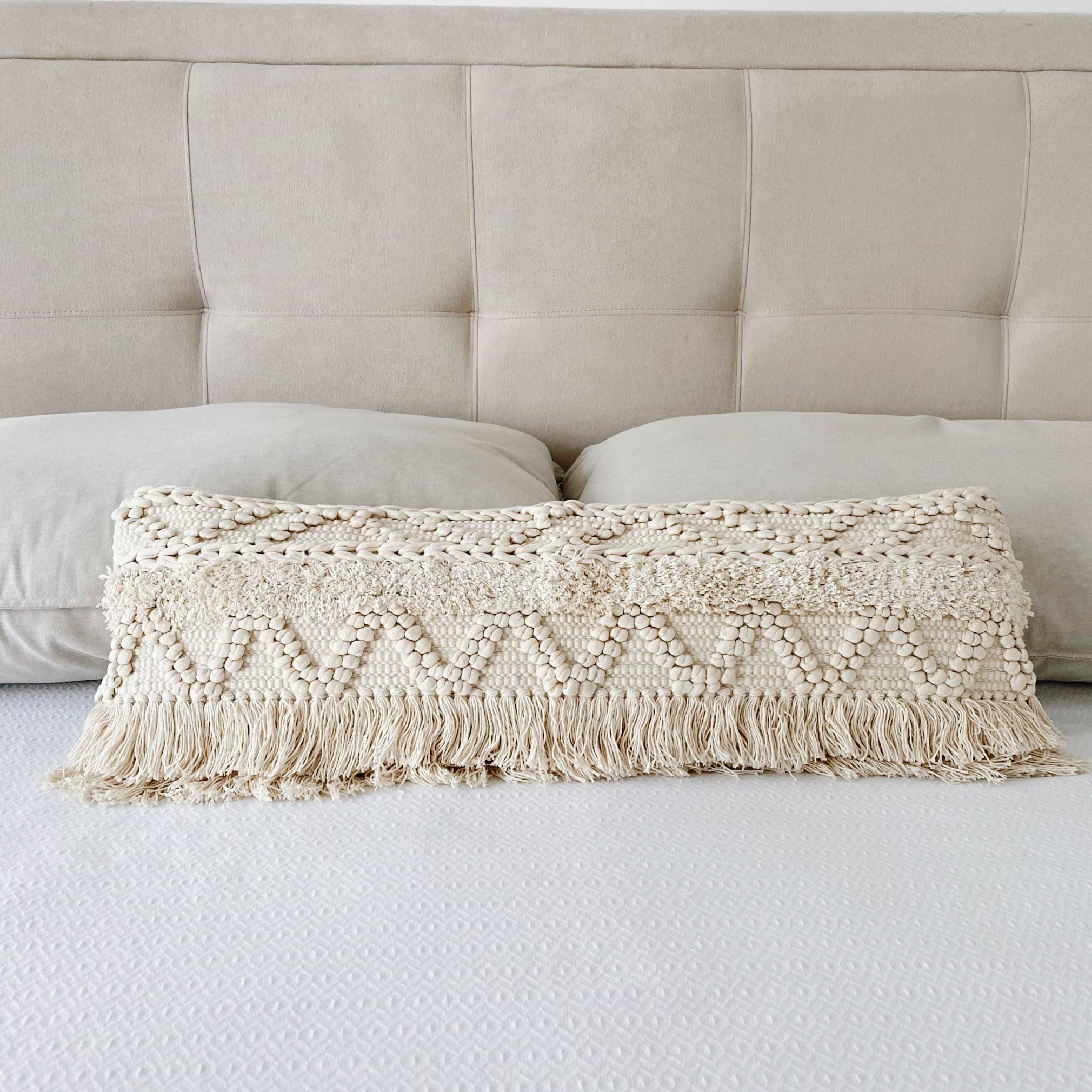 Limnos Neutral Long Lumbar Pillow