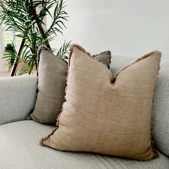 Neutral Linen Pillow