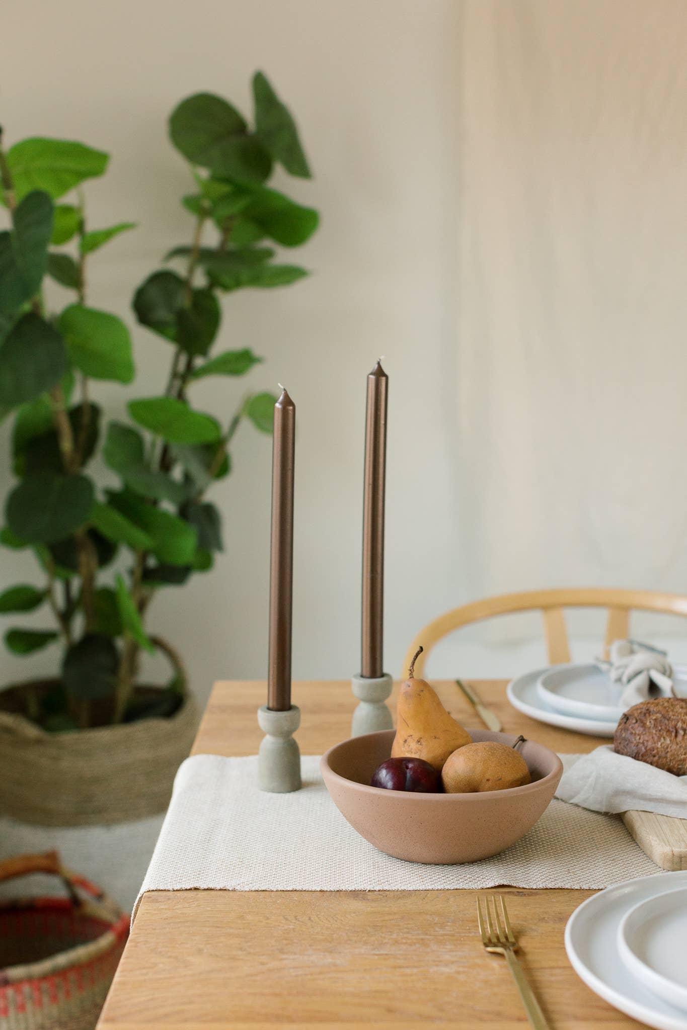 Hand Crafted Textured Concrete Decorative Bowl