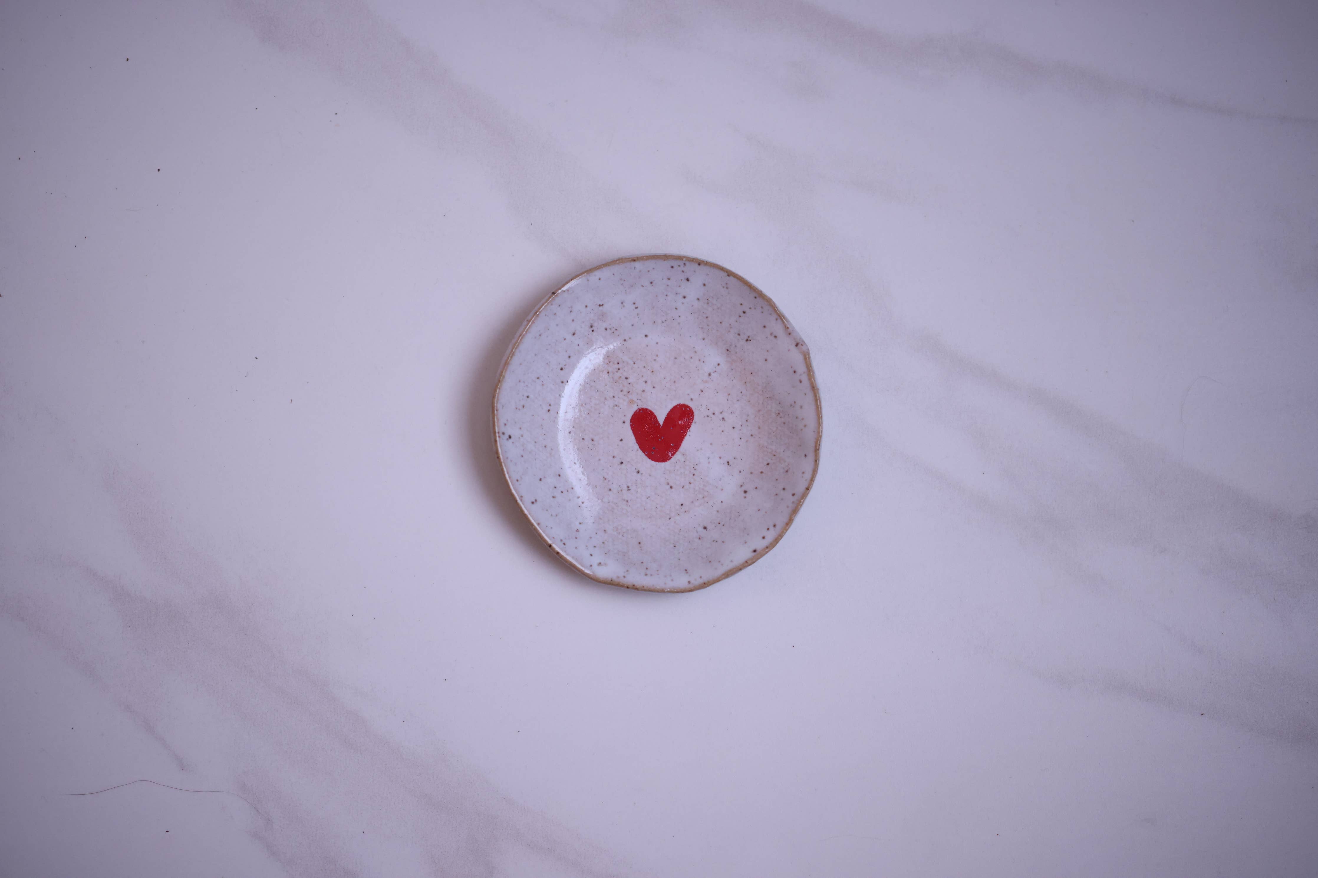 Ring Dish - Red Heart