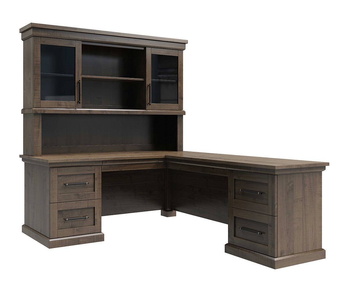 Amish Santorini Executive L Desk