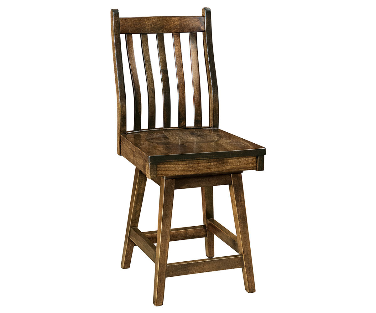 Amish Abe Swivel Bar Chair