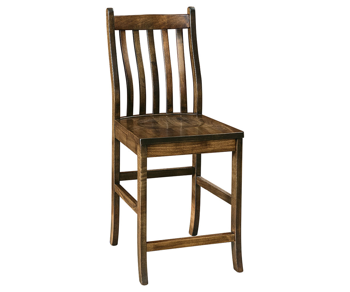 Amish Abe Stationary Bar Chair