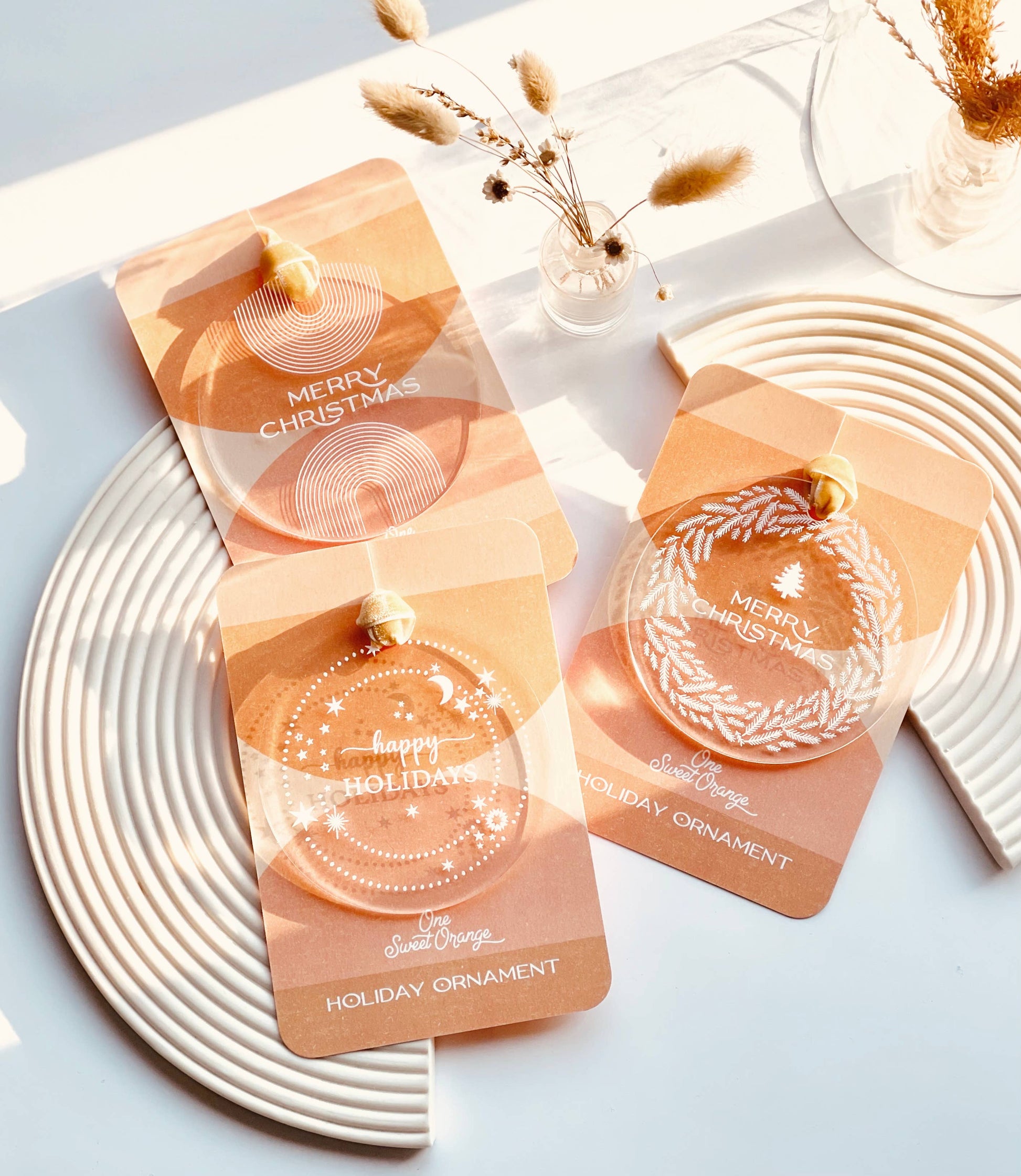 Acrylic Christmas Forest Ornament