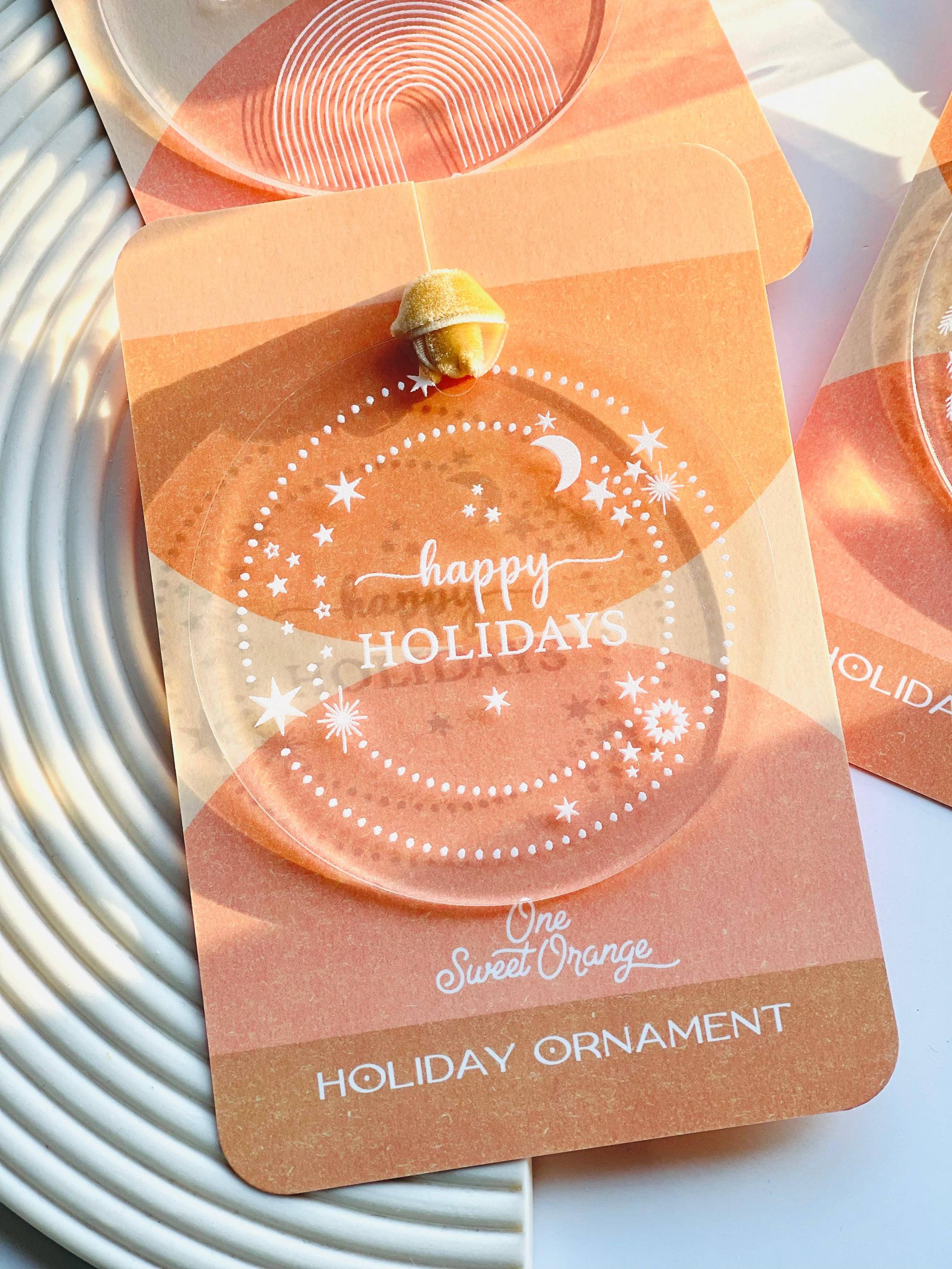 Acrylic Merry Christmas Wreath Ornament