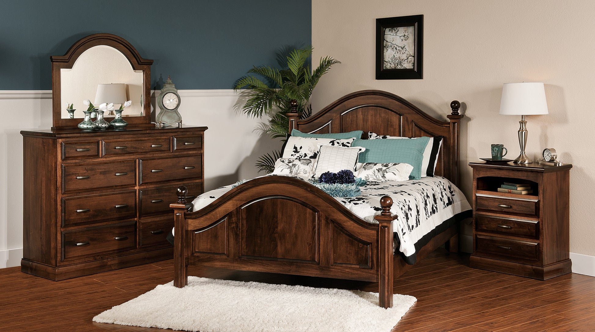 Amish Adrianna Bed-Bed-The Amish House
