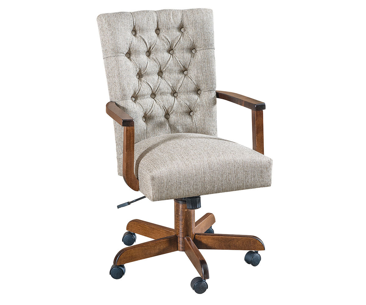 Amish Alana Parsons Arm Desk Chair