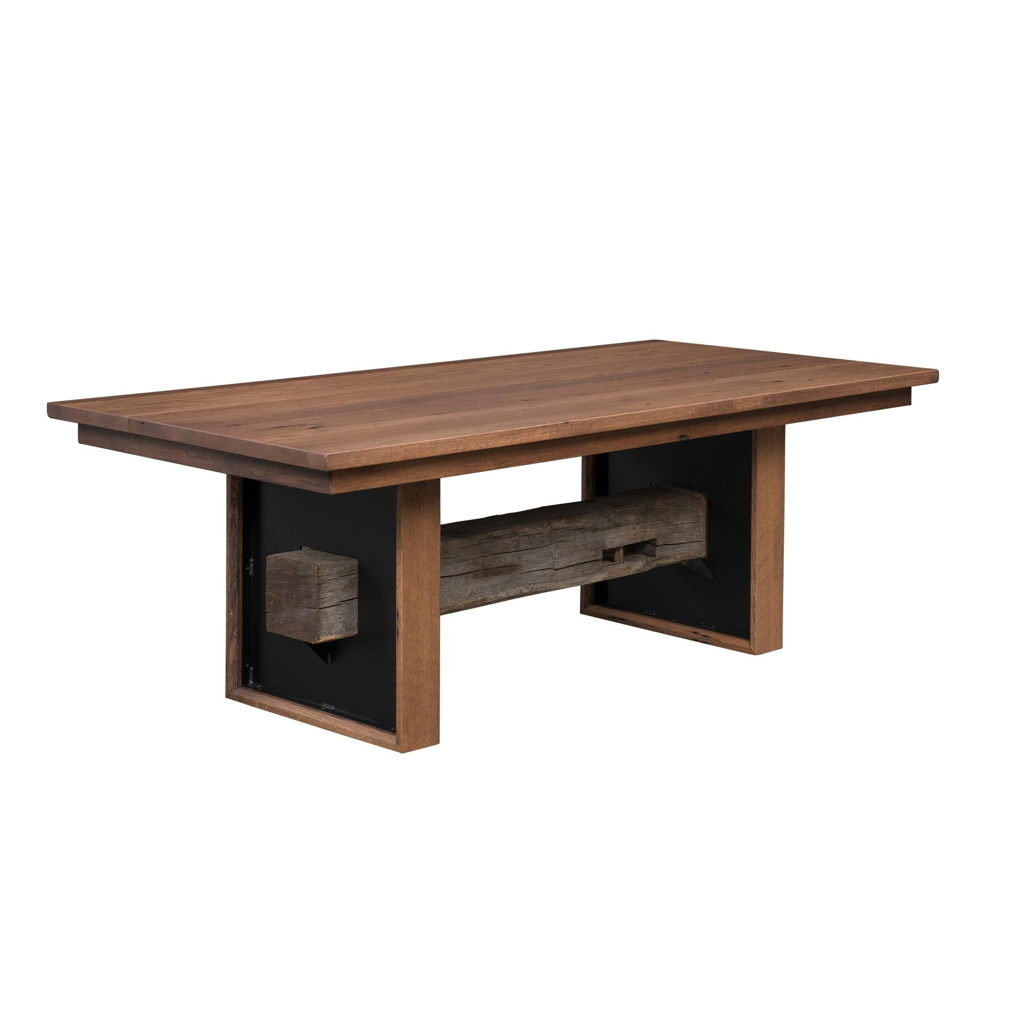Amish 1869 Barnwood Table-Dining Table-The Amish House