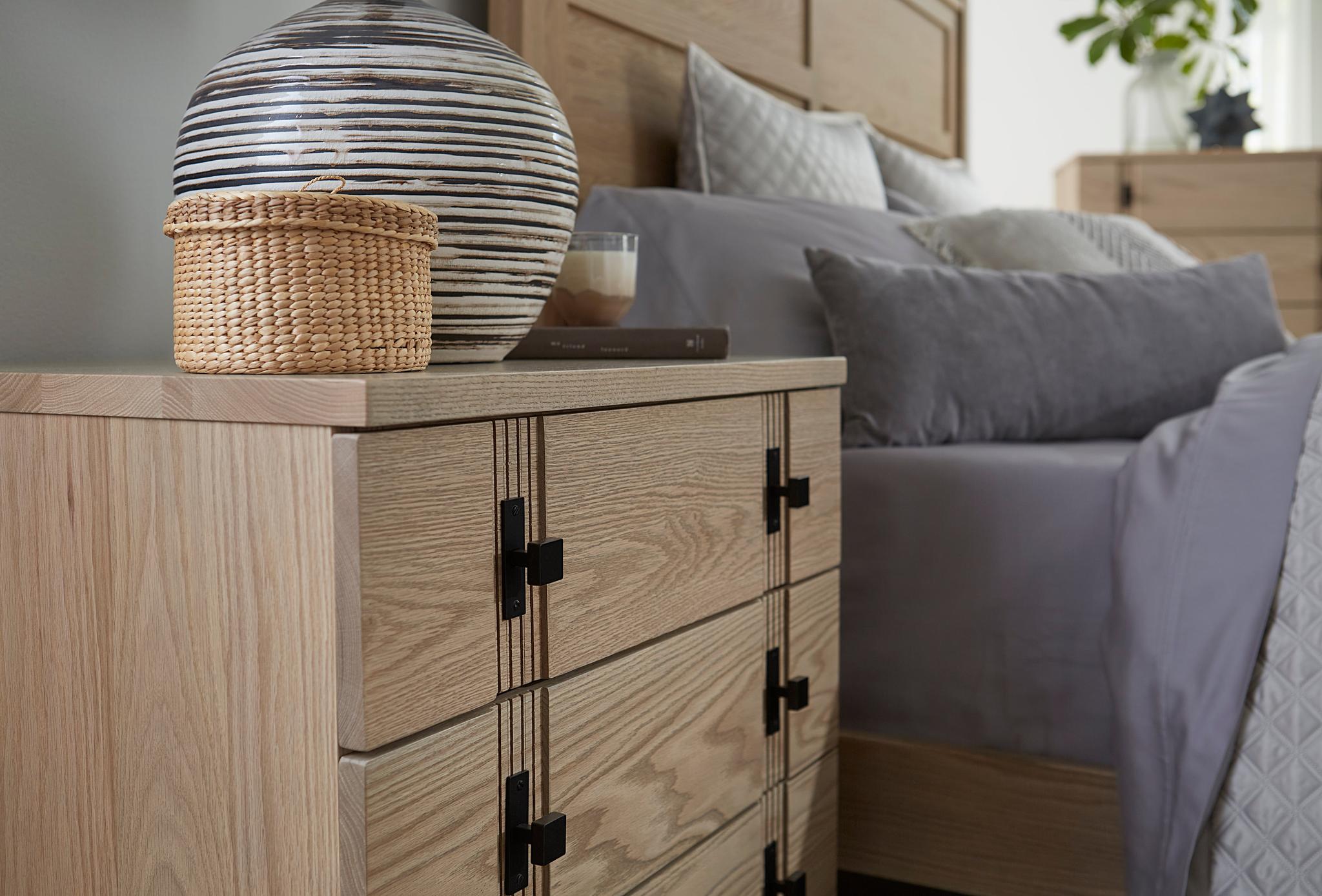 Amish Abshire Three Drawer Nightstand-Nightstand-The Amish House