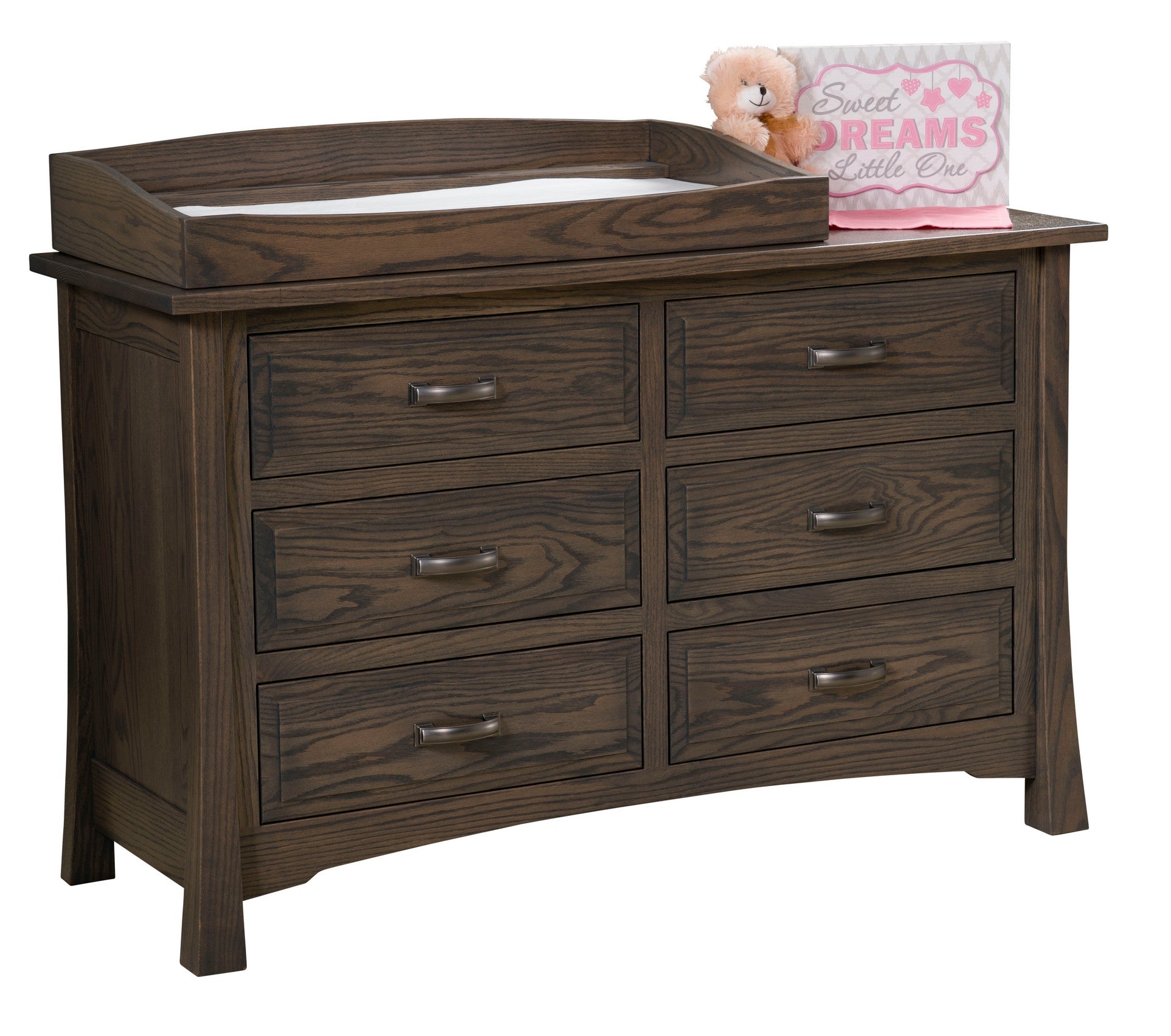 Amish Addison Six Drawer Dresser