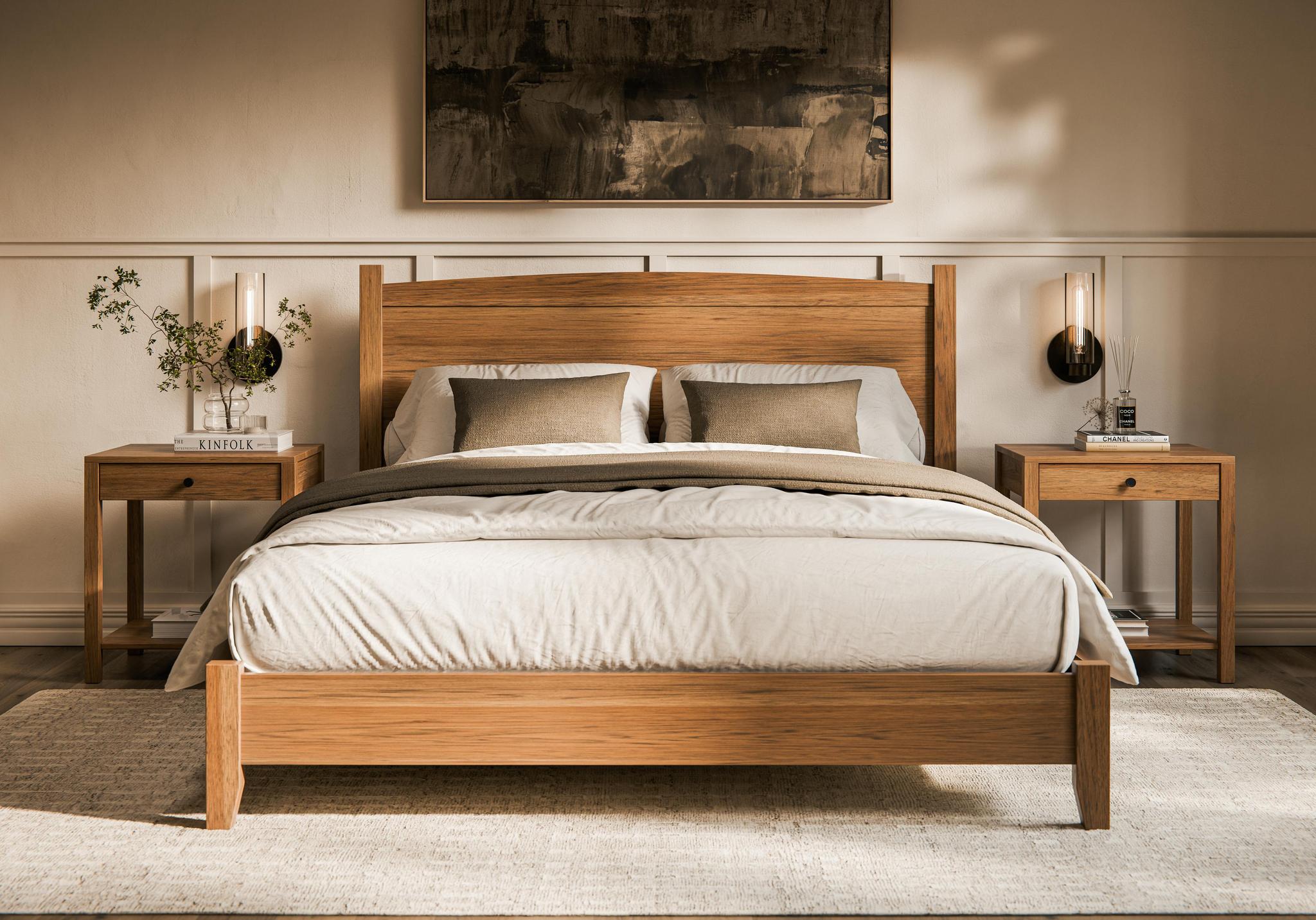 Amish Amanda Arch Bed-Bed-The Amish House