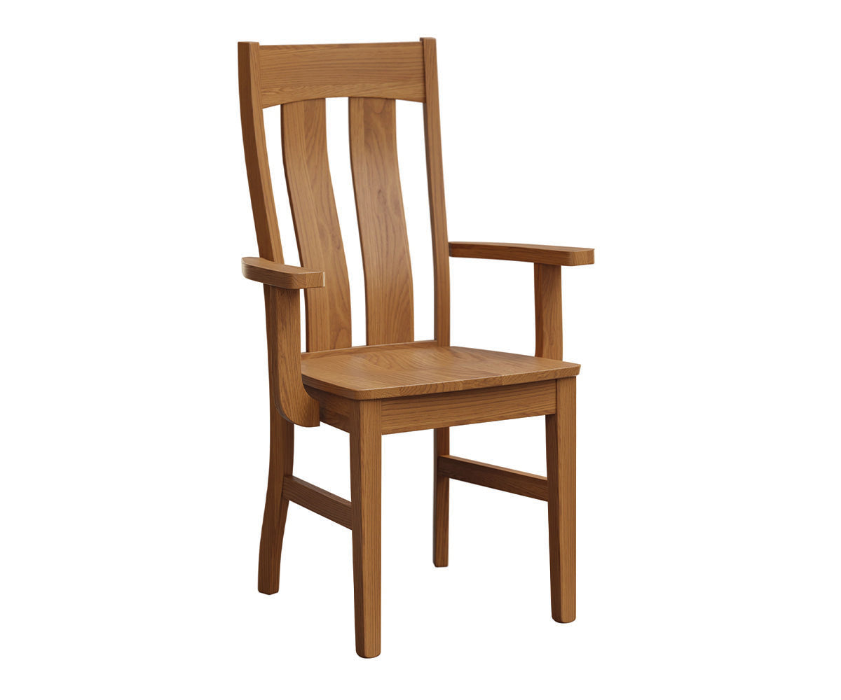 Amish Anover Chair-Chair-Arm Chair-Oak-The Amish House