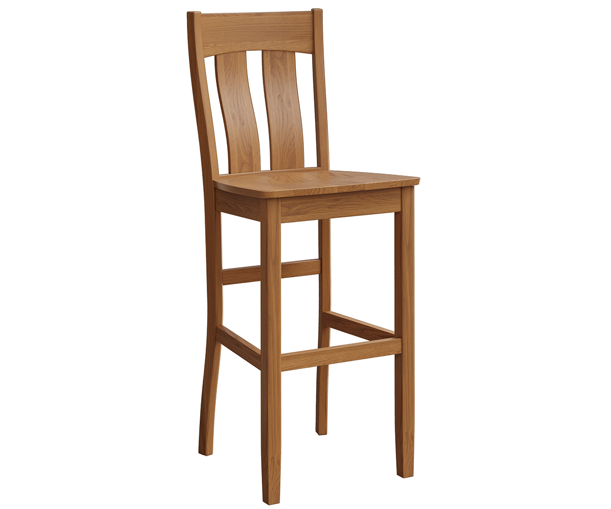 Amish Anover Stationary Bar Chair