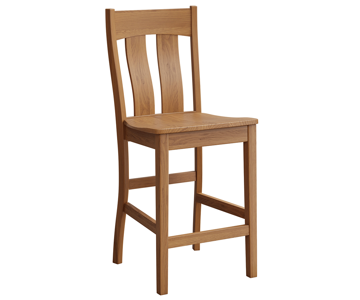 Amish Anover Stationary Bar Chair