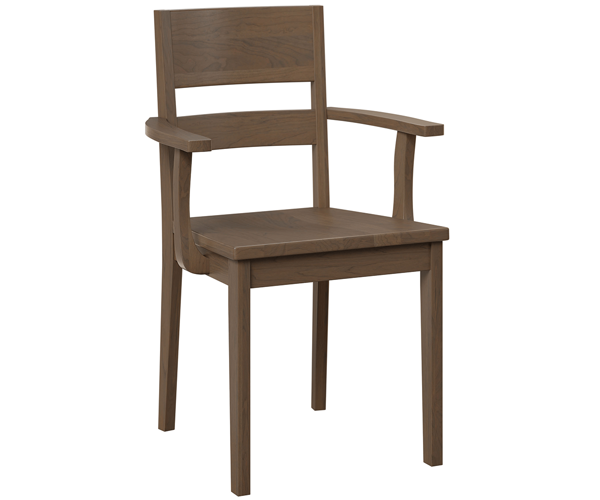 Amish Anson Chair-Chair-Arm Chair-Oak-The Amish House