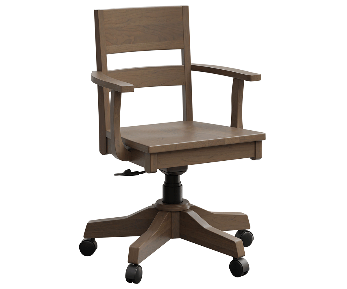 Amish Anson Desk Chair - Thumbnail 5