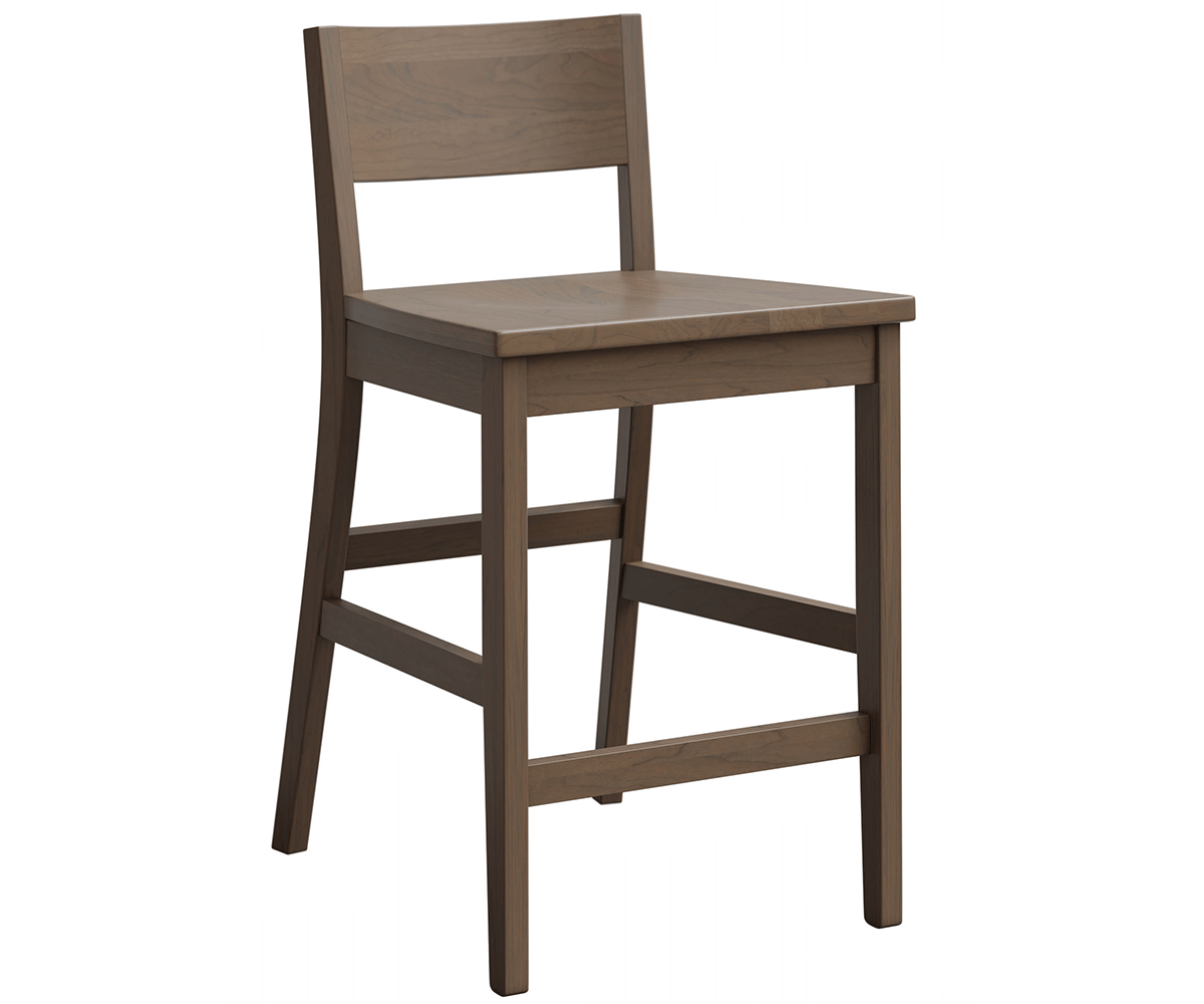 Amish Anson Stationary Bar Chair