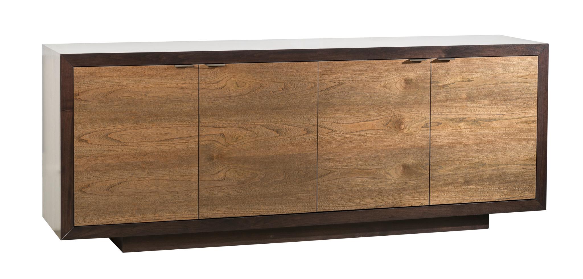 Amish Ashville 96" Four Door Credenza-Credenza / Hutch-The Amish House