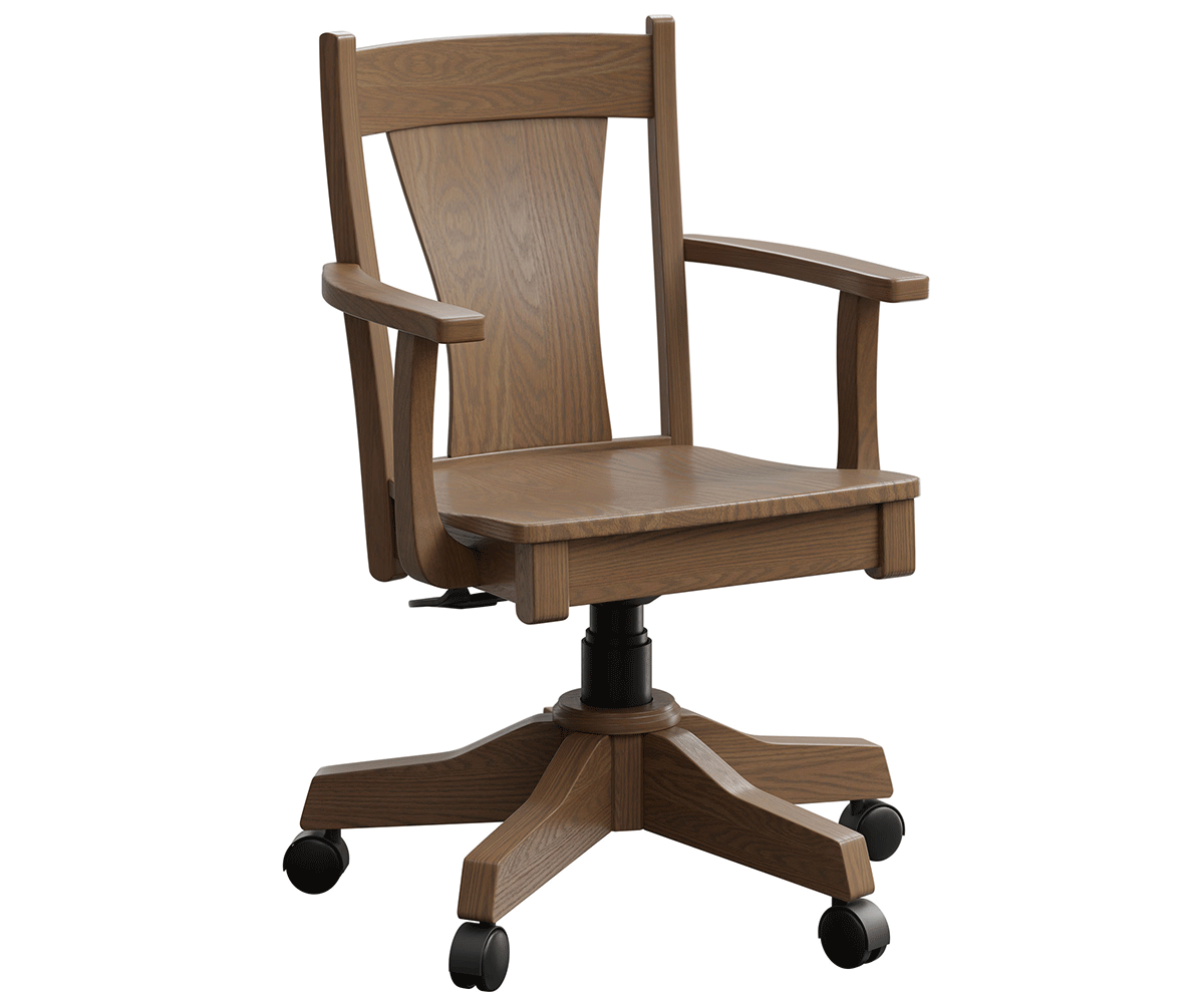 Amish Ashville Desk Chair
