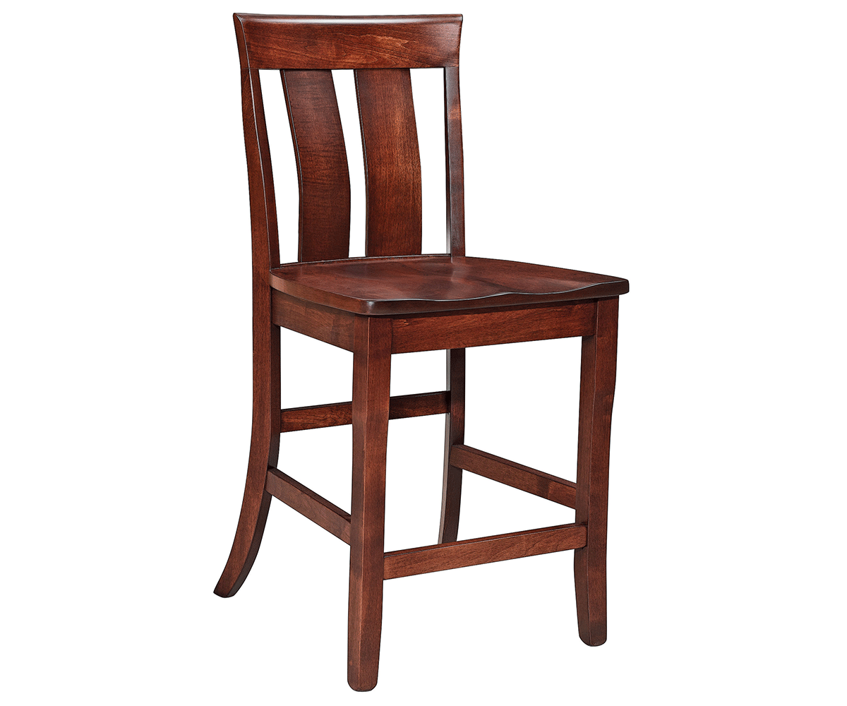 Amish Avalon Stationary Bar Chair