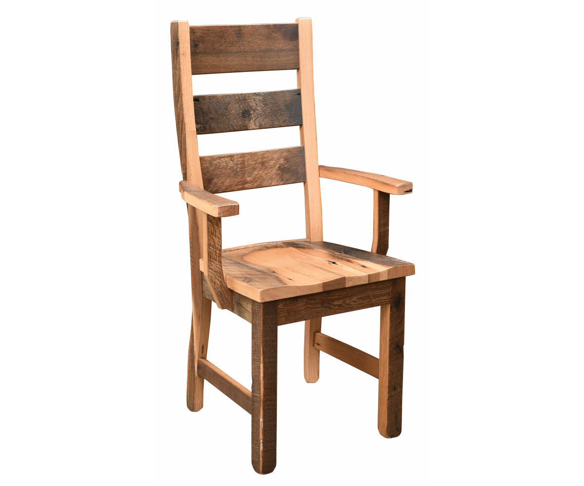 Amish Barlette Chair-Chair-Arm Chair-Brown Maple-The Amish House