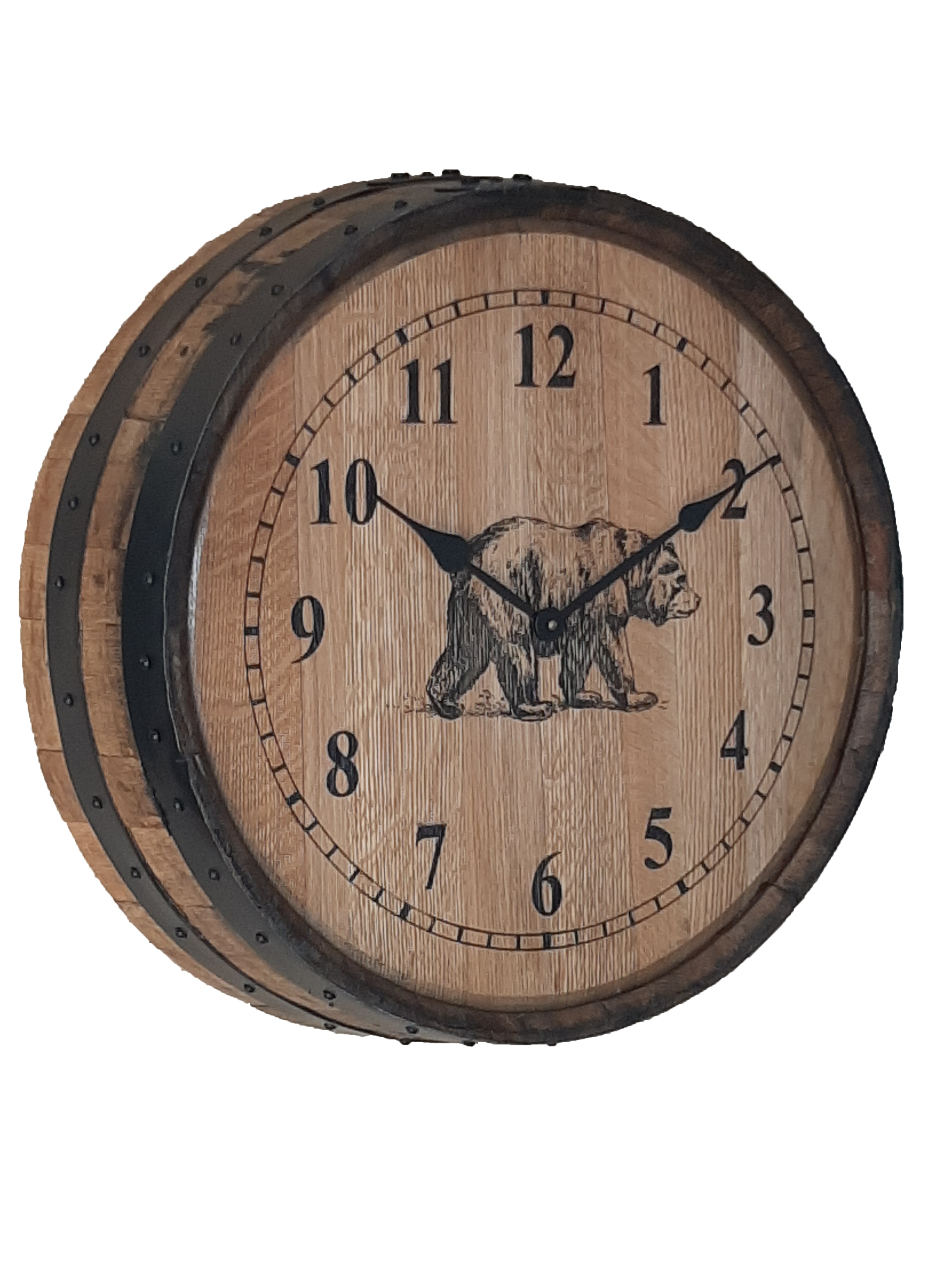 Amish Barrel Wall Clock