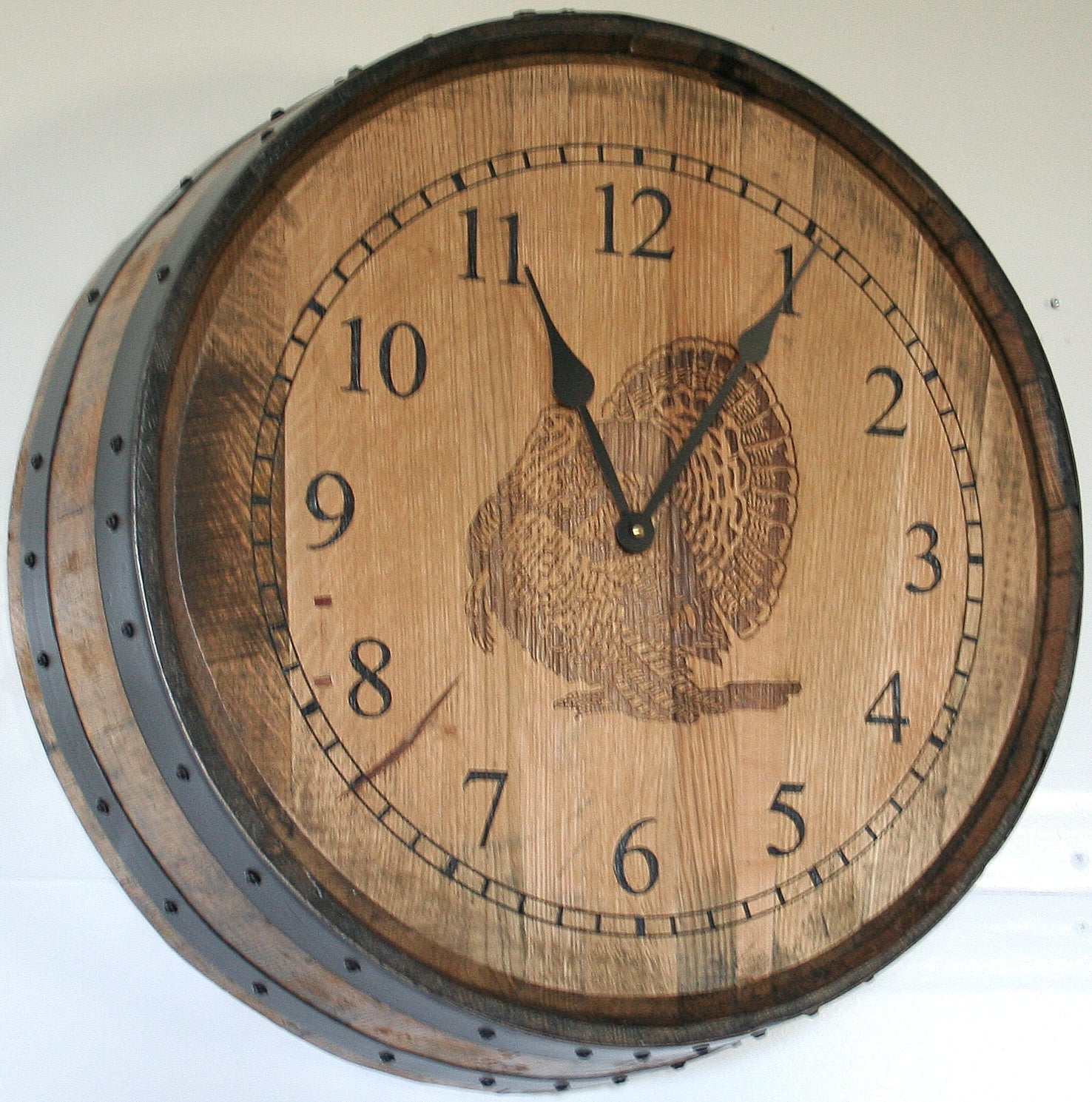 Amish Barrel Wall Clock
