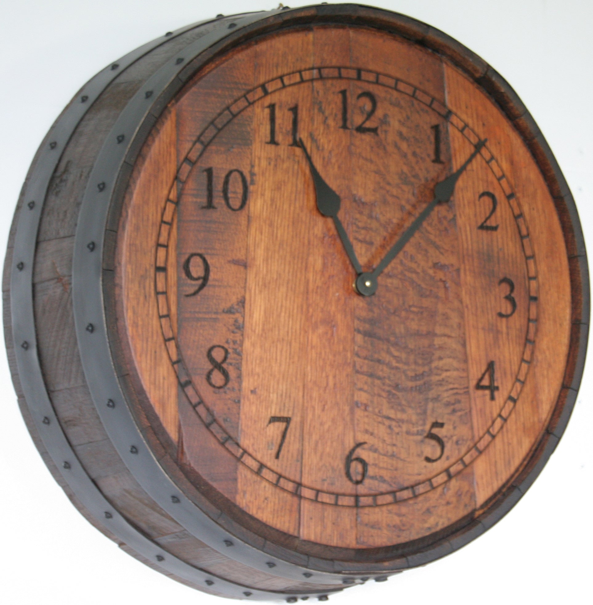 Amish Barrel Wall Clock - Thumbnail 4