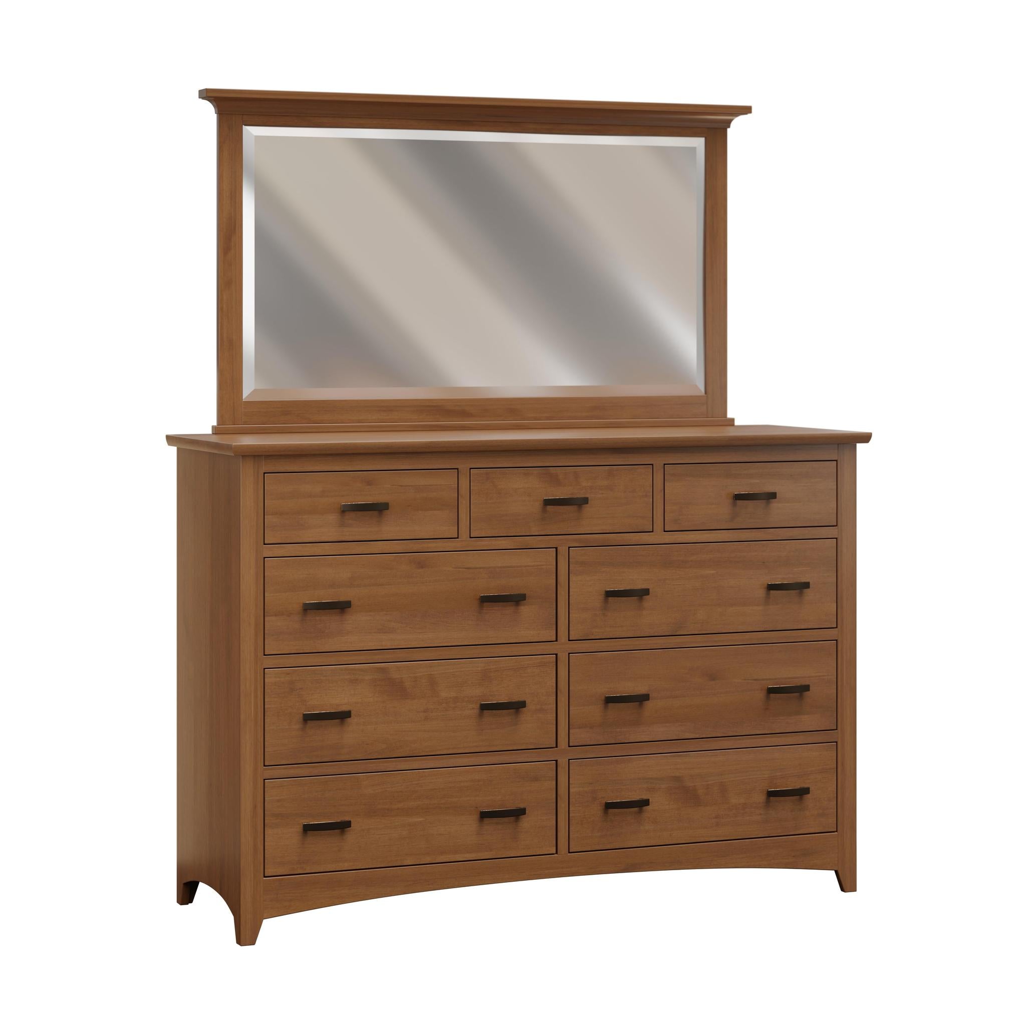 Amish Barrington Nine Drawer Dresser-Dresser-The Amish House