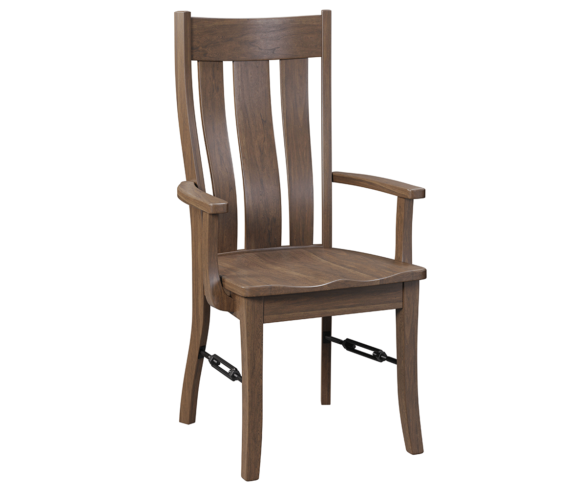 Amish Bayfield Chair-Chair-Arm Chair-Oak-The Amish House