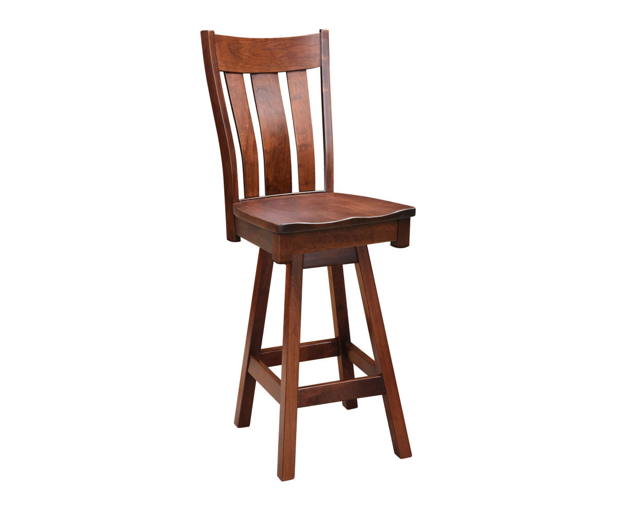 Amish Bayfield Swivel Bar Chair