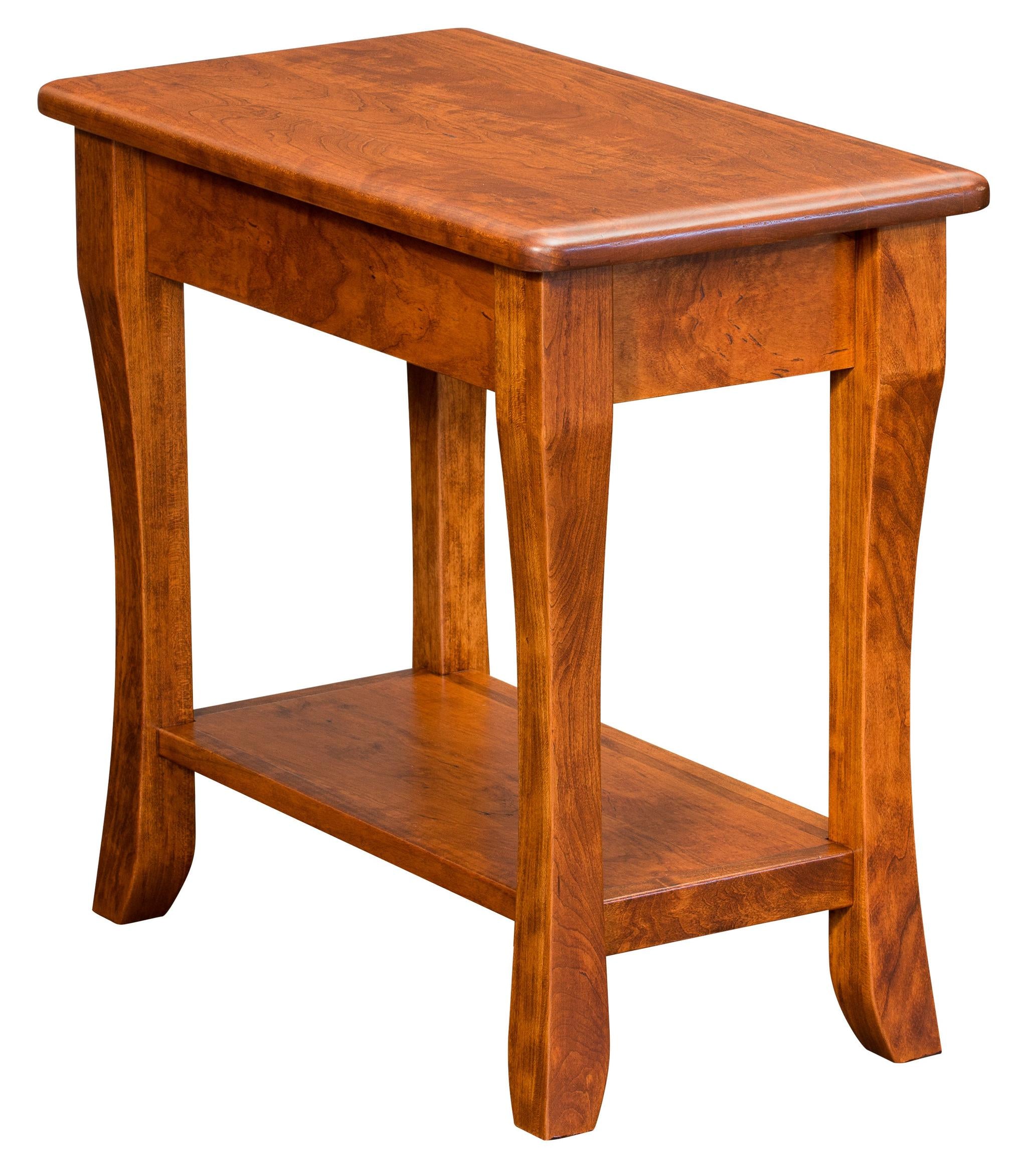berkley small end table in sap cherry with copper stain