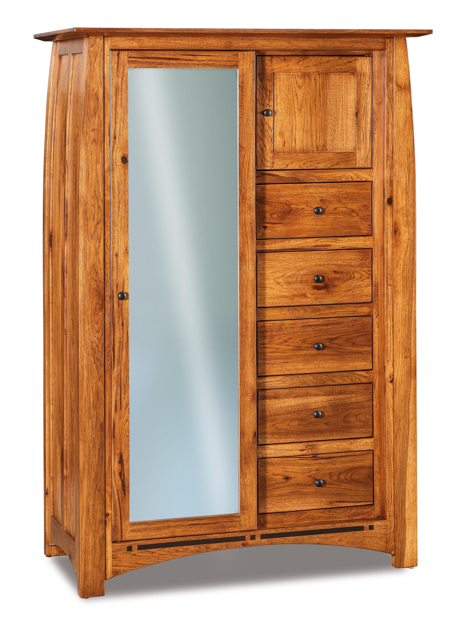 american made amish boulder creek full length mirror chifferobe