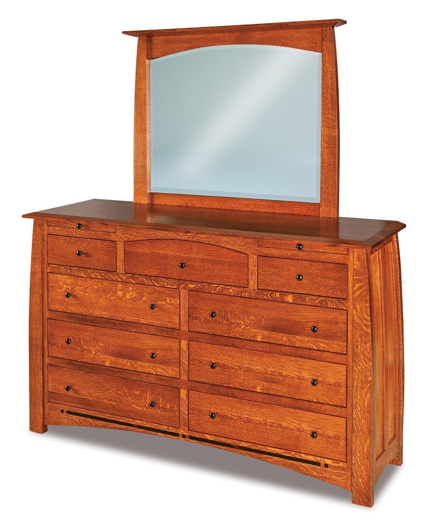 Amish Boulder Creek Nine Drawer Dresser