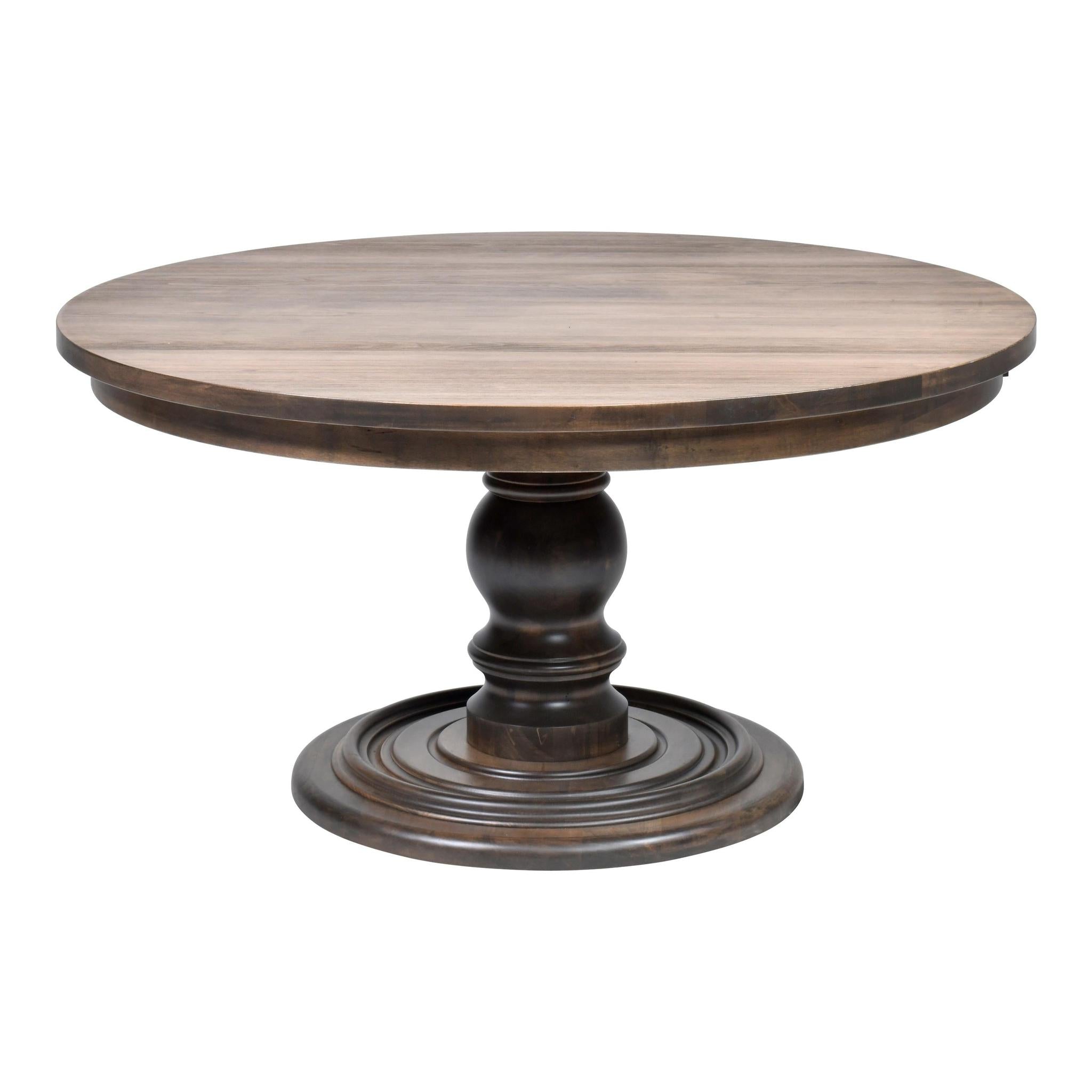 Amish Brentwood Round Table-Dining Table-The Amish House